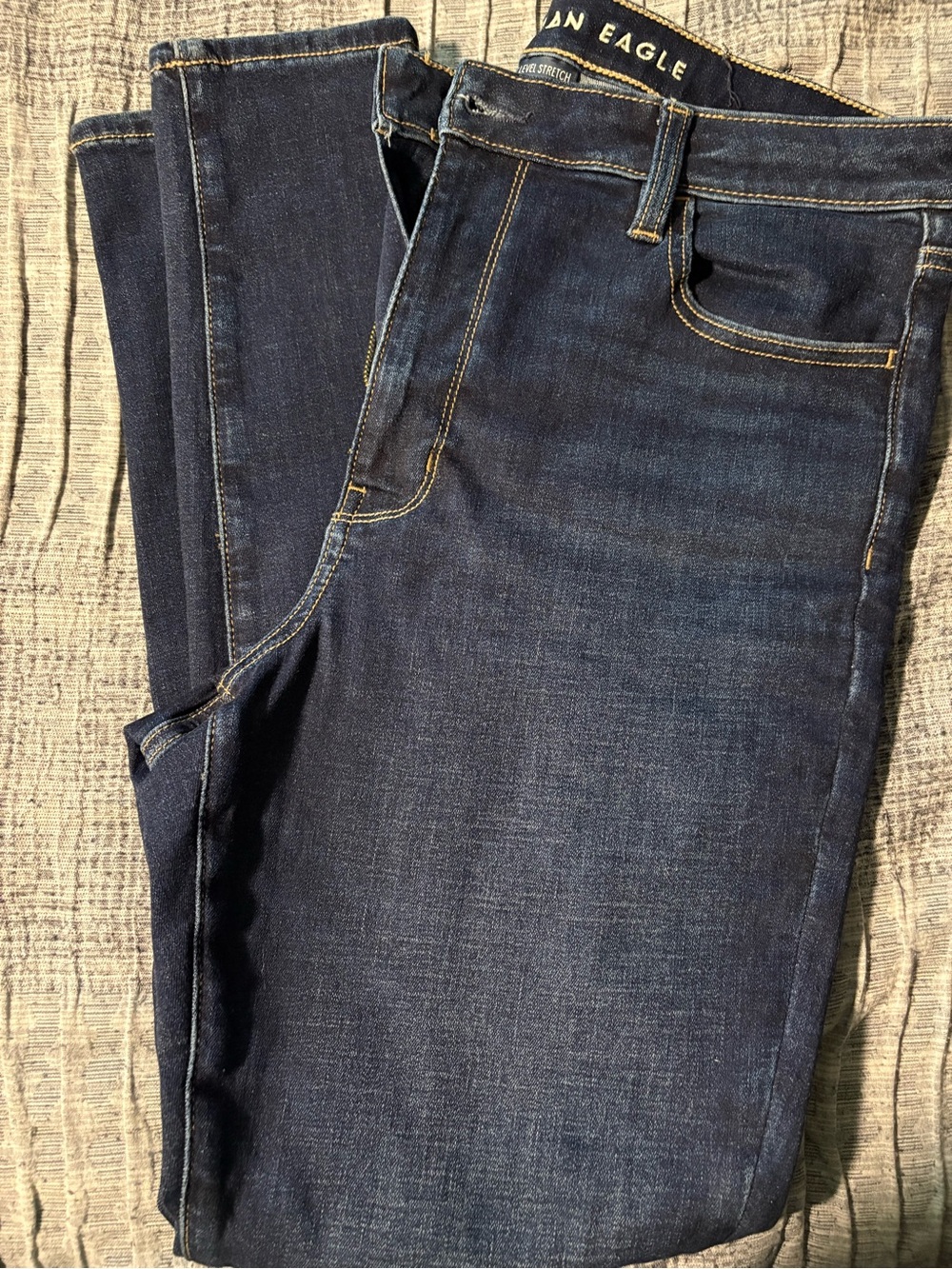 American Eagle Outfitters Women’s Dark Blue Stretch Jeggings